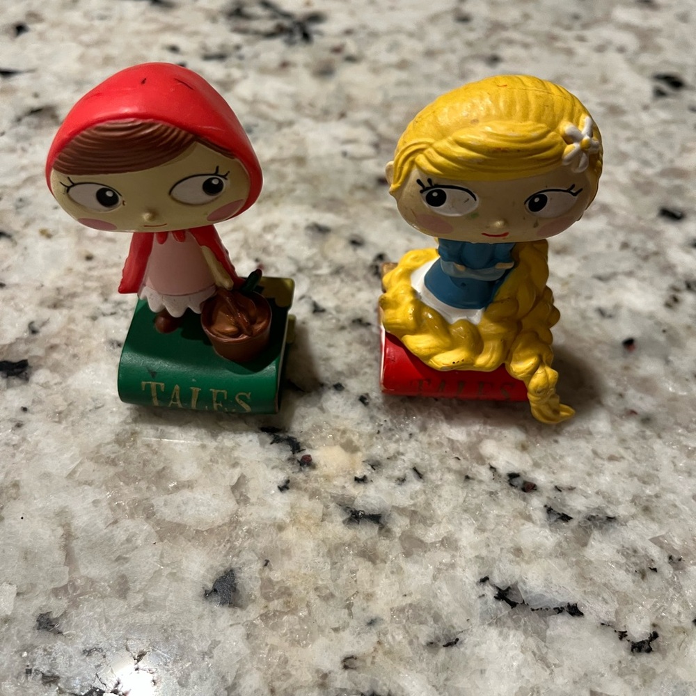 (2) Tonie Figures: Red Riding Hood and Rapunzel